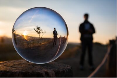 Crystal ball to explain setting a vision for the future